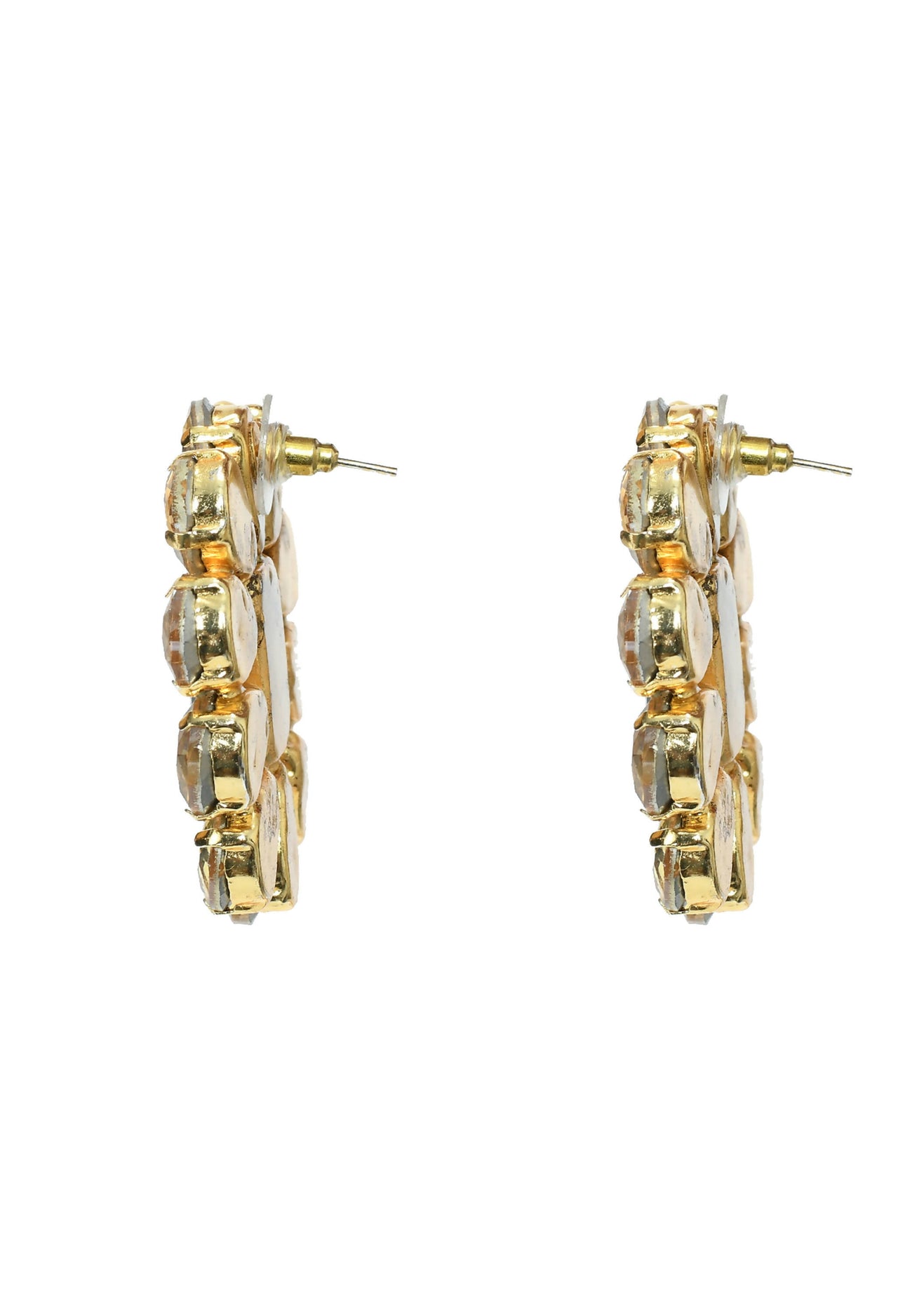 Mominos Fashion Joharkamal Gold-Plated Brass Finish Stone Choker For Women & Girls (Golden) - Distacart