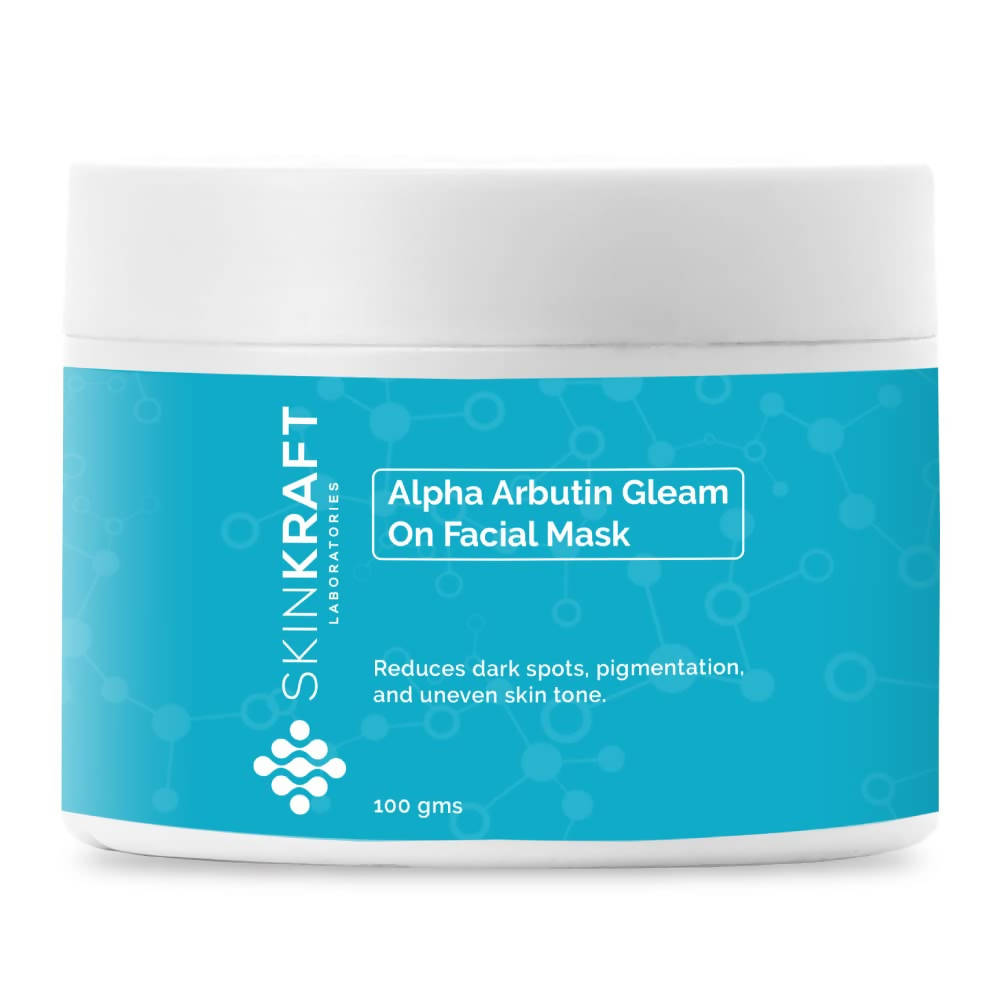 SkinKraft Alpha Arbutin Gelam On Facial Mask - Distacart