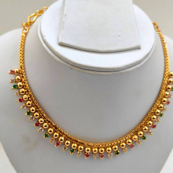 Gold Plated Pretty Necklace