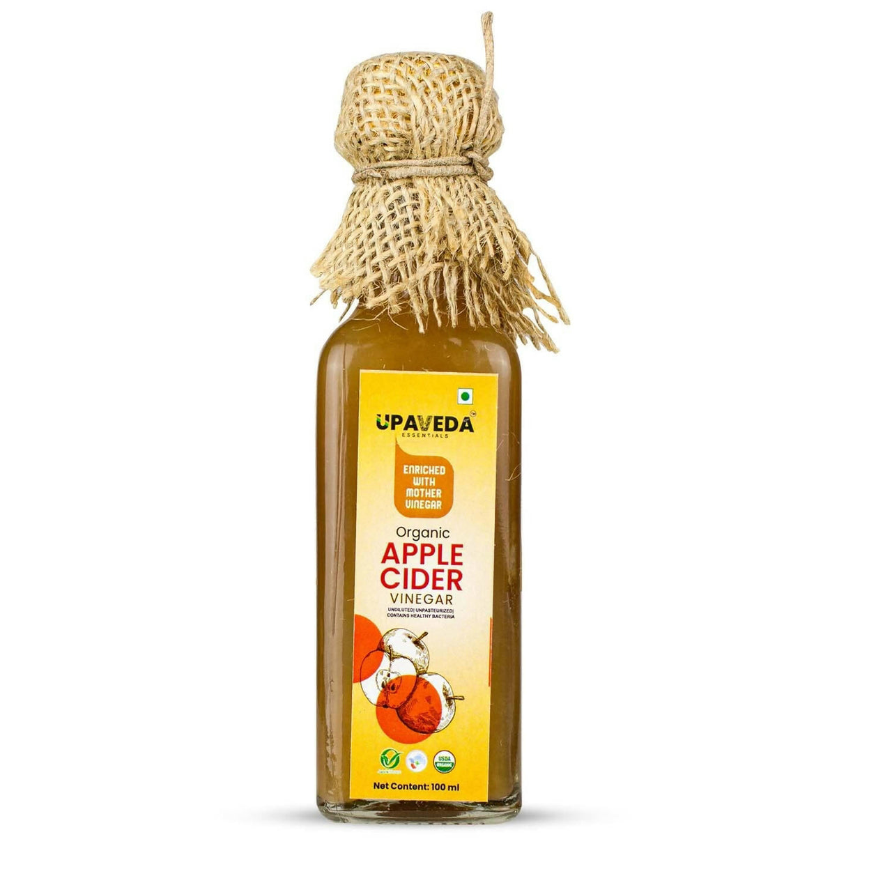 Upaveda Organic Apple Cider Vinegar - Distacart