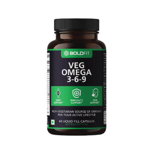 Boldfit Omega 3 6 9 Vegetarian Capsules - Distacart