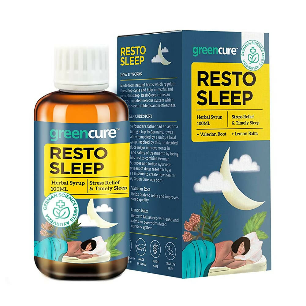 Greencure Resto Sleep Herbal Syrup - Distacart
