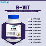 Thumbnail for Healthvit Nutrition Natural B-Vit Tablets - Distacart
