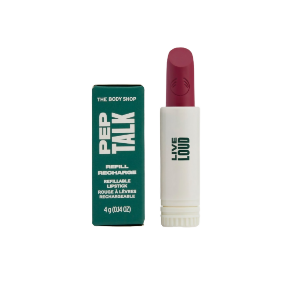 The Body Shop Peptalk Lipstick Bullet Refill - Live Loud - Distacart