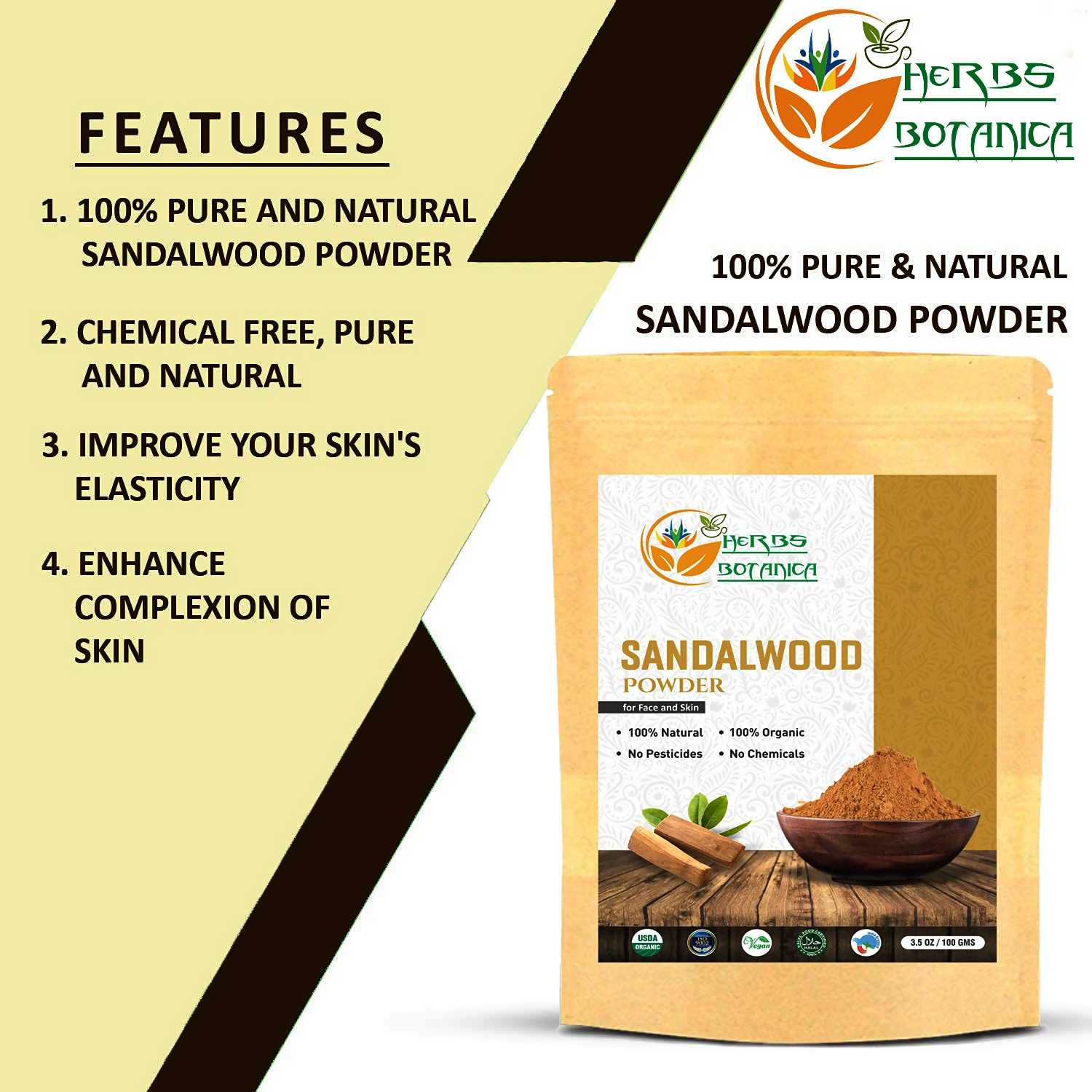 Herbs Botanica Sandalwood Powder - Distacart