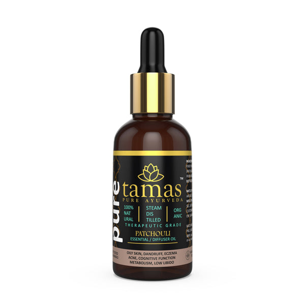 Tamas Pure Ayurveda 100% Organic Patchouli Essential Oil- USDA Certified Organic - Distacart