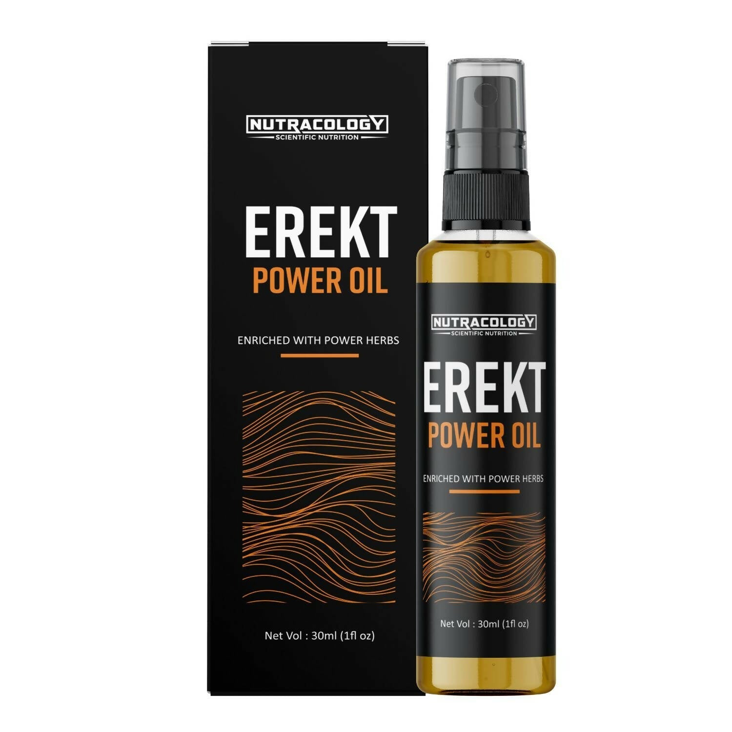 Nutracology Erekt Oil for Strength & Power - Men - Distacart