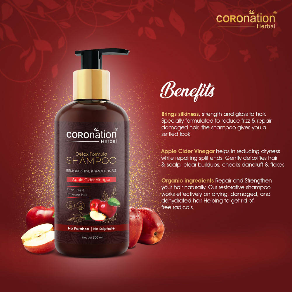 Coronation Herbal Apple Cider Vinegar Shampoo - Distacart