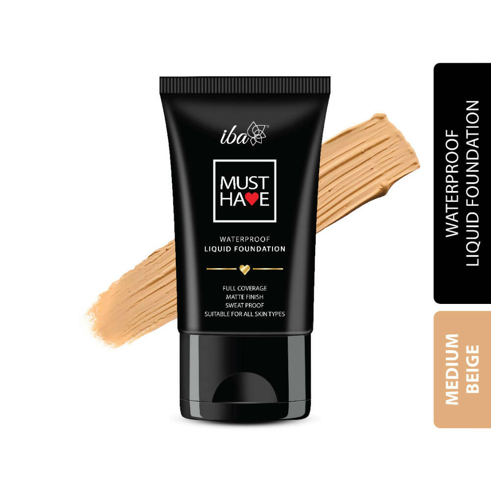 Iba Must Have Waterproof Liquid Foundation - Medium Beige - Distacart