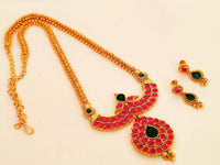Thumbnail for Gold Plated Kemp Long Necklace Set