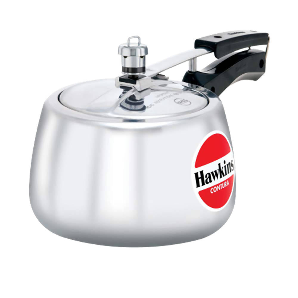 Hawkins Contura Pressure Cooker 3 Litre - Silver (HC30) - Distacart