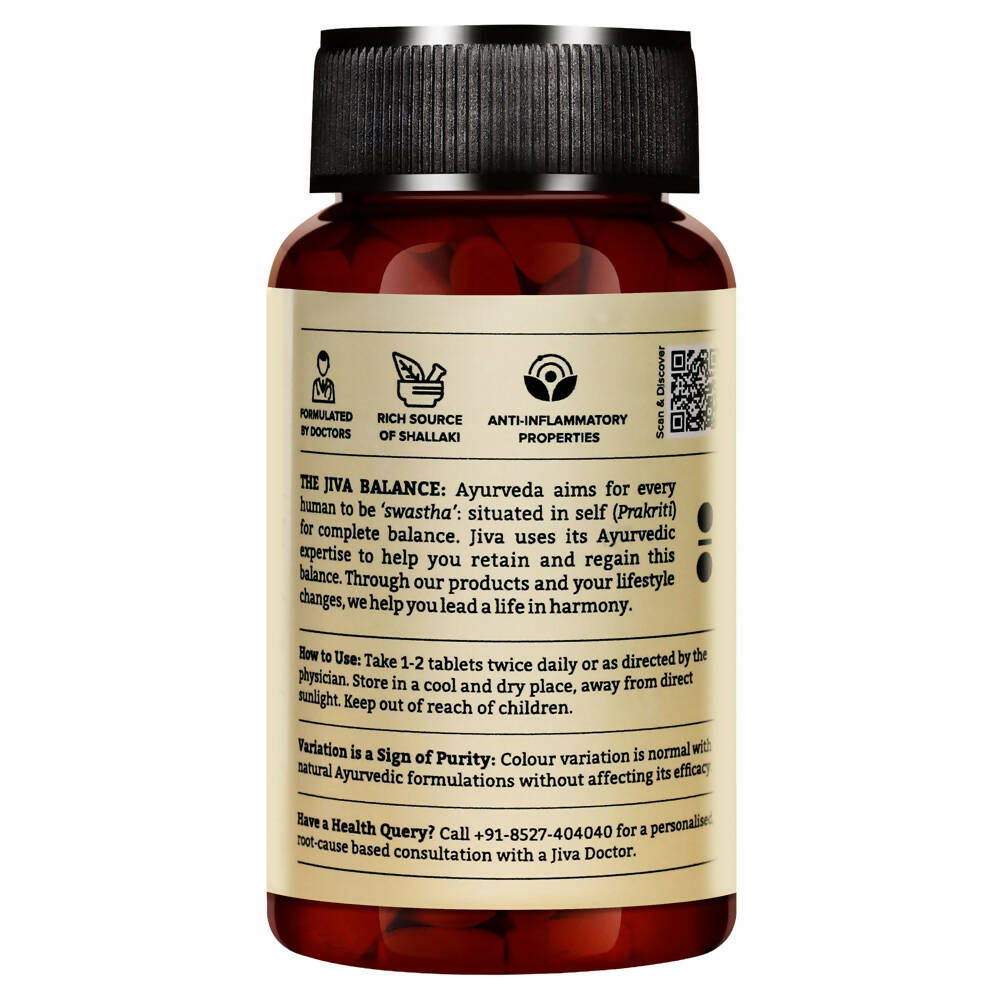 Jiva Ayurveda Pain Calm Tablets - Distacart
