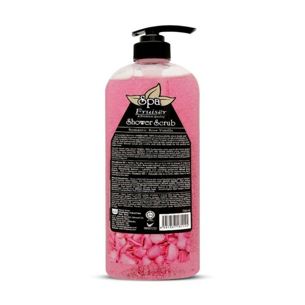 Fruiser Shower Scrub With Rose Vanilla - Distacart