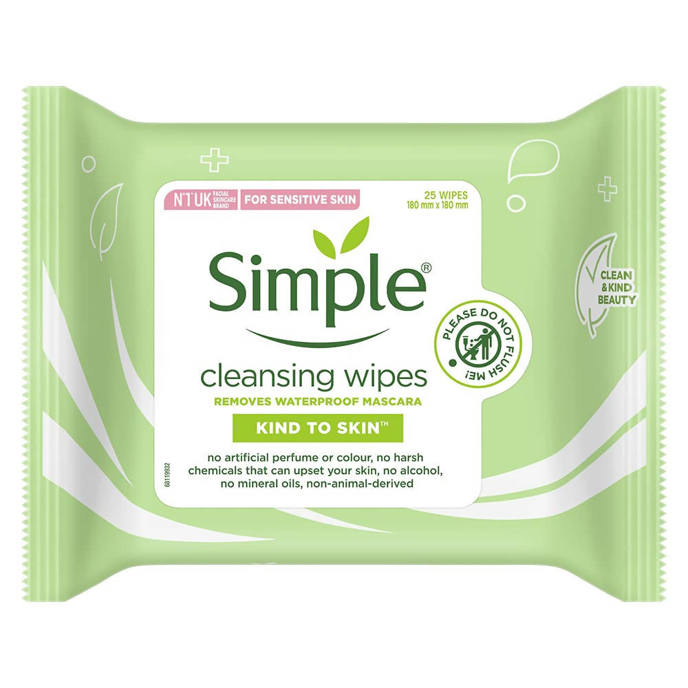 Simple Kind To Skin Cleansing Facial Wipes - Distacart
