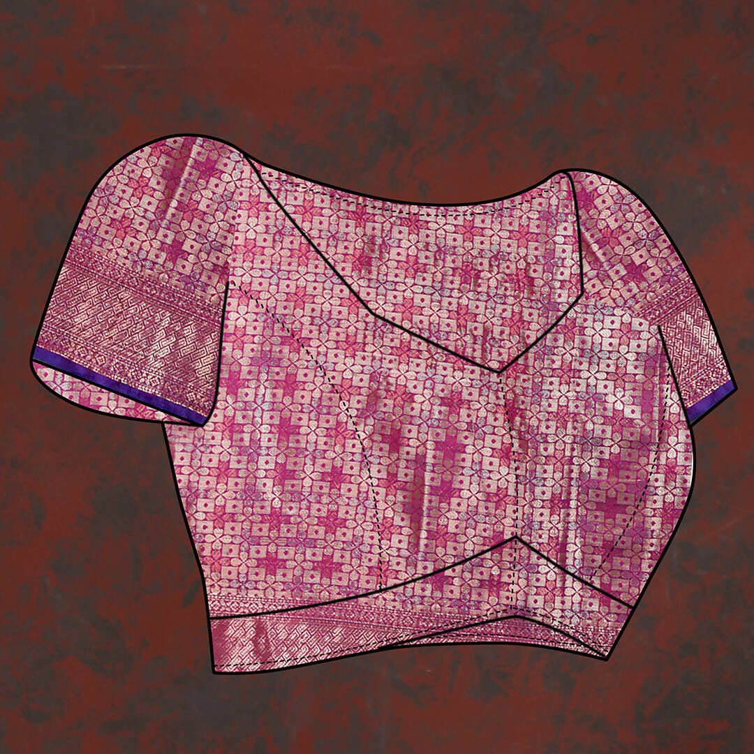 Lorenvalley Fashion Purple Soft Silk Woven Design Zari Weaving Saree - Distacart