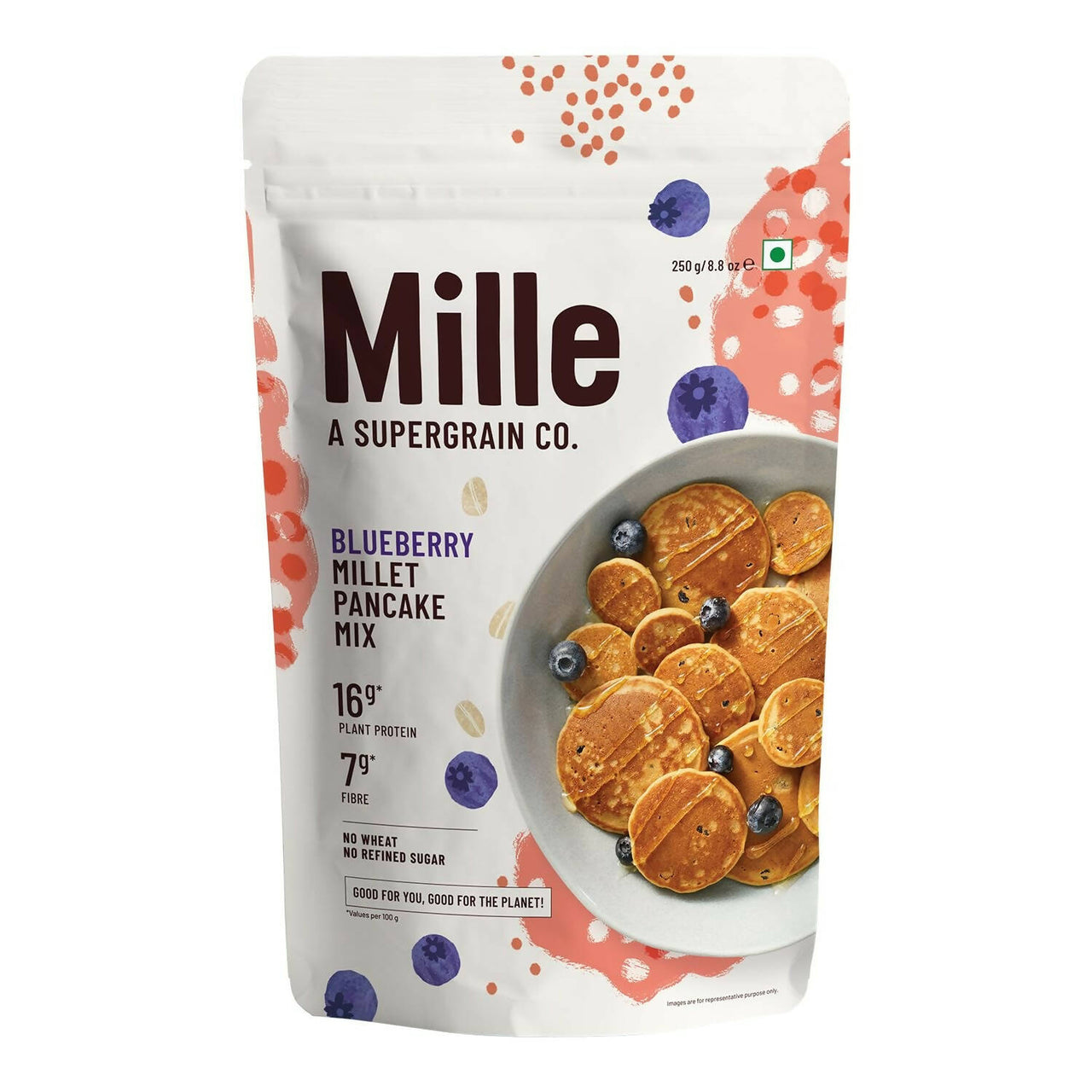 Mille Blueberry Millet Pancake - Distacart