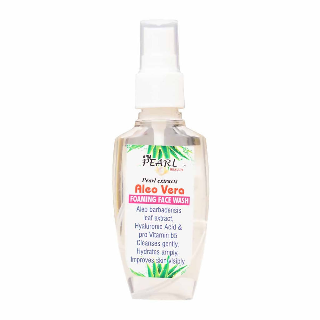 ARM Pearl Beauty Pearl Extracts Aloe Vera Foaming Face Wash - Distacart