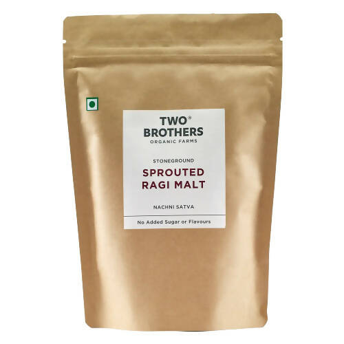 Two Brothers Organic Farms Sprouted Ragi Malt-Nachni Satva - Distacart
