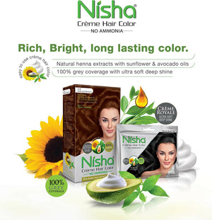 Nisha Creme Hair Color Chocolate Blonde - Distacart