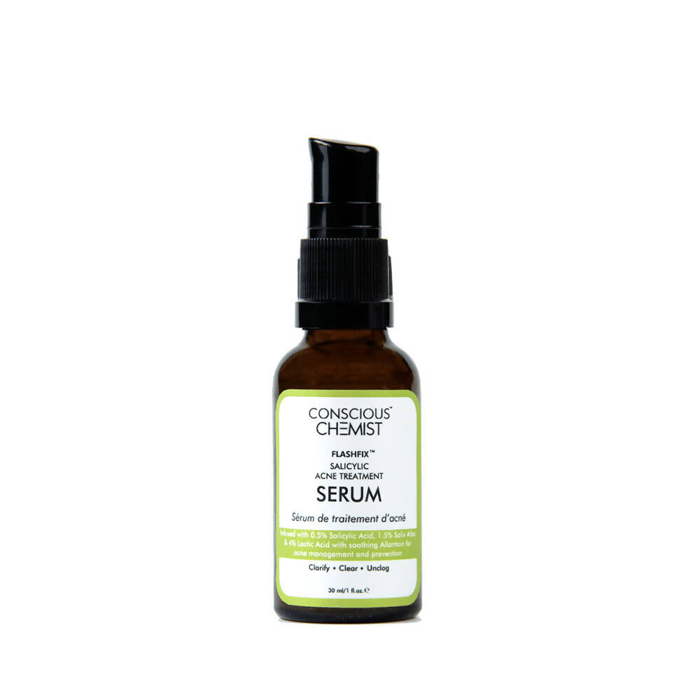 Conscious Chemist Flashfix Salicylic Acne Serum - Distacart