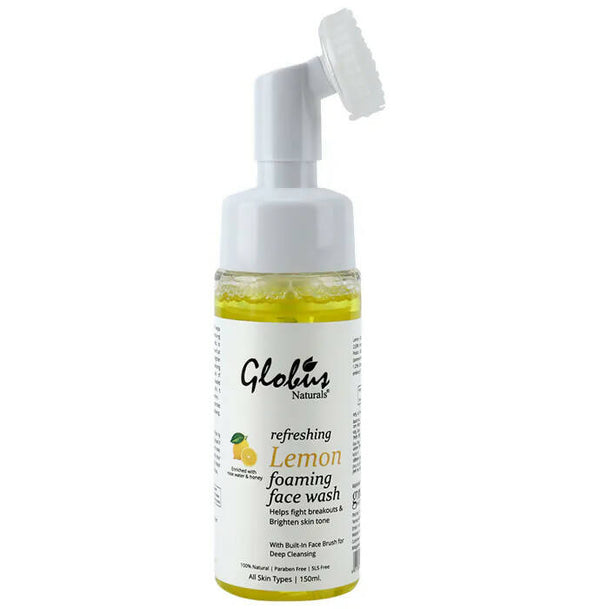 Globus Naturals Lemon Foaming Face Wash - Distacart