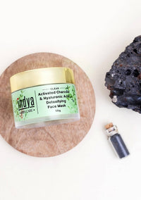 Thumbnail for Indya Activated Charcoal & Hyaluronic Acid Detoxifying Face Mask Online