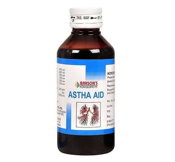 Bakson&#39;s Homeopathy Astha Aid Syrup