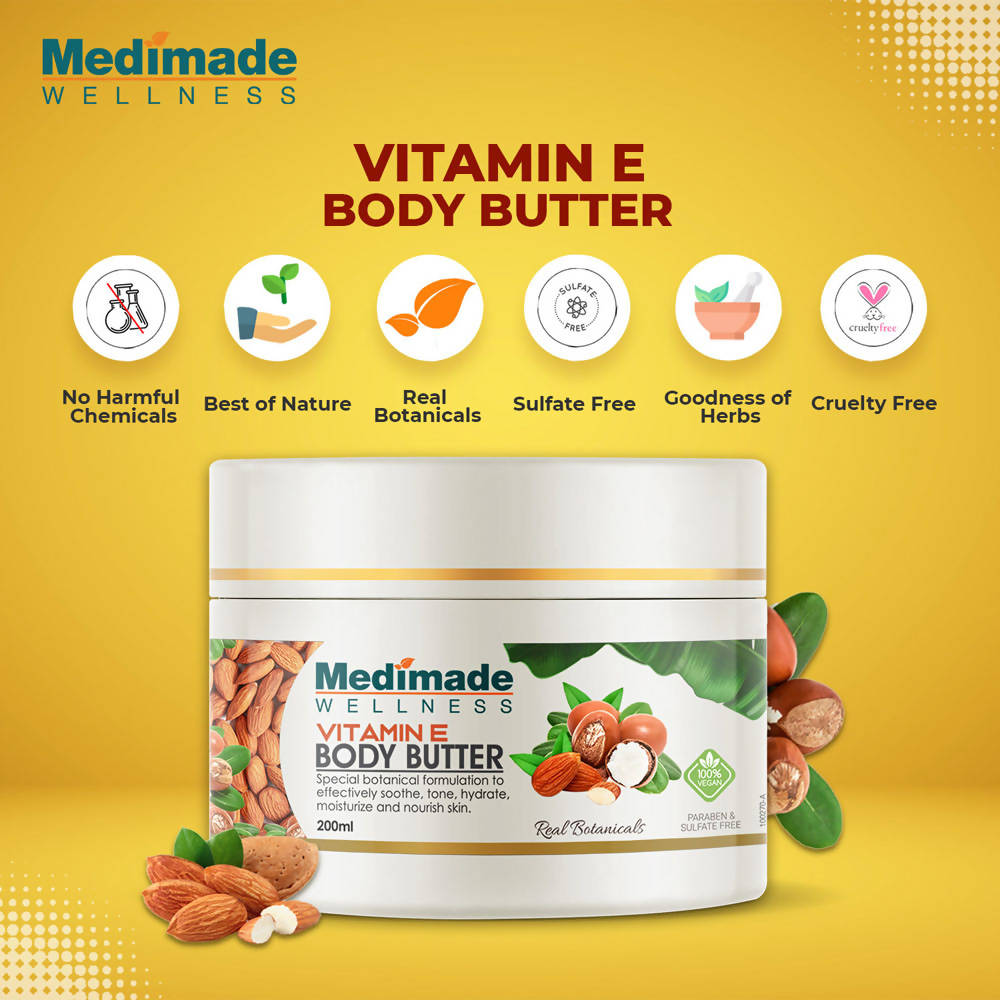 Medimade Wellness Vitamin E Body Butter - Distacart