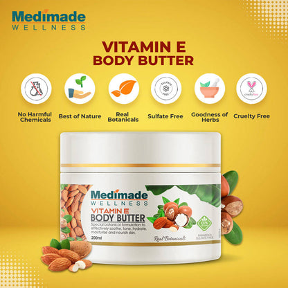 Medimade Wellness Vitamin E Body Butter - Distacart