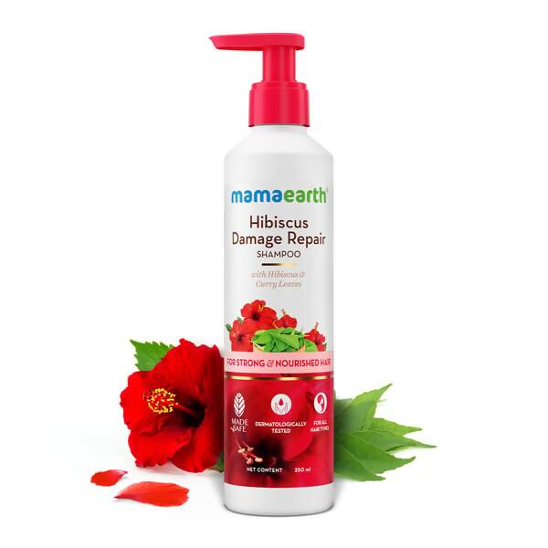 Mamaearth Hibiscus Damage Repair Shampoo - Distacart
