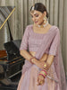 Myra Pink & Peach Multicolour Art Silk Embroidered Designer Lehenga Choli - Distacart