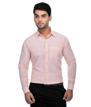 RIAG Beige Men's Full Sleeves Solid Shirt - Distacart