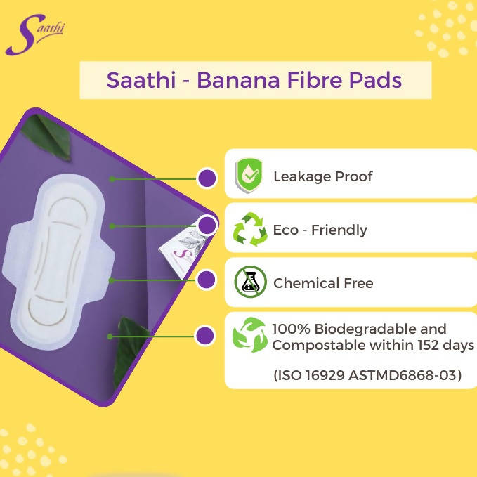 Saathi Super Saver Banana Fiber Sanitary Napkins