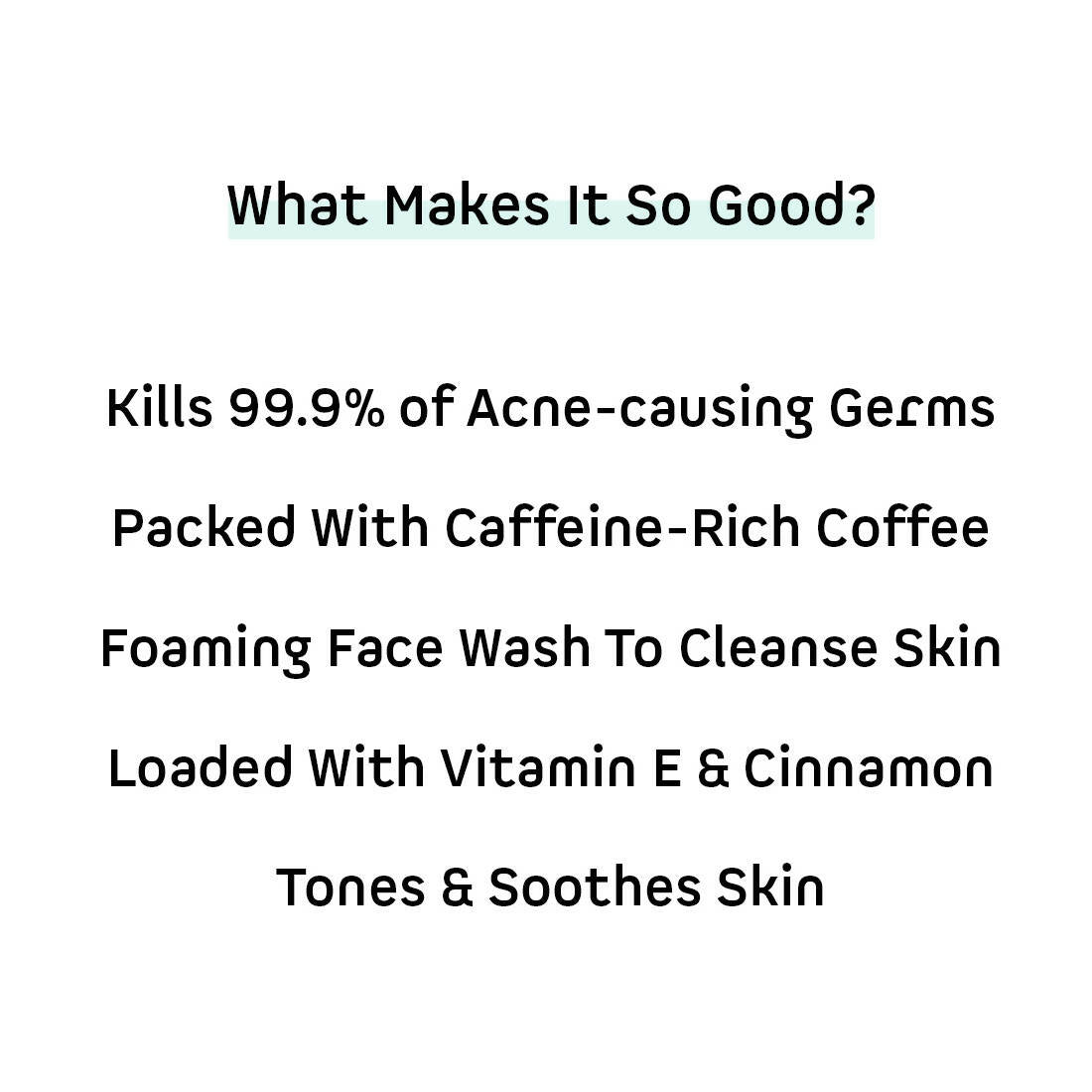 mCaffeine Anti Acne Coffee Foaming Face Wash - Distacart