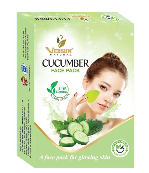 Vedsun Naturals Cucumber Face Pack - Distacart