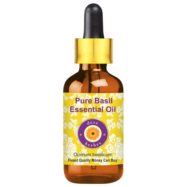 Deve Herbes Pure Basil Essential Oil - Distacart