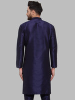 Thumbnail for Jompers Men Navy-Blue Solid Kurta Only - Distacart