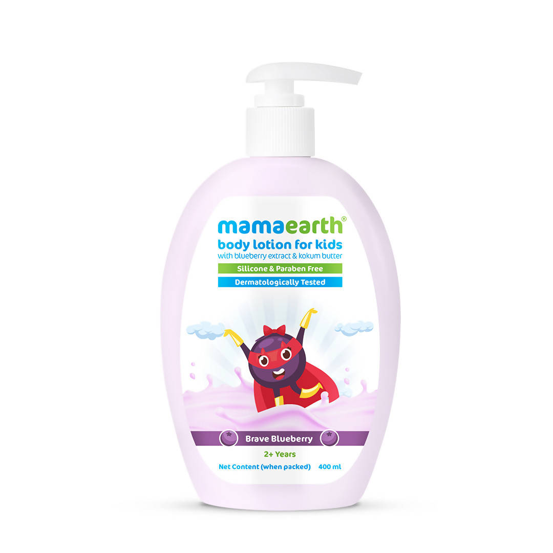 Mamaearth Brave Blueberry Body Lotion For Kids with Blueberry & Kokum Butter