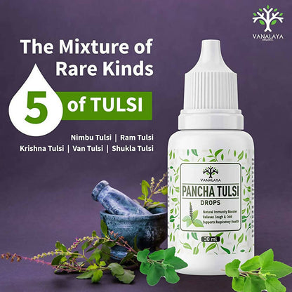 Vanalaya Panch Tulsi Drops - Distacart