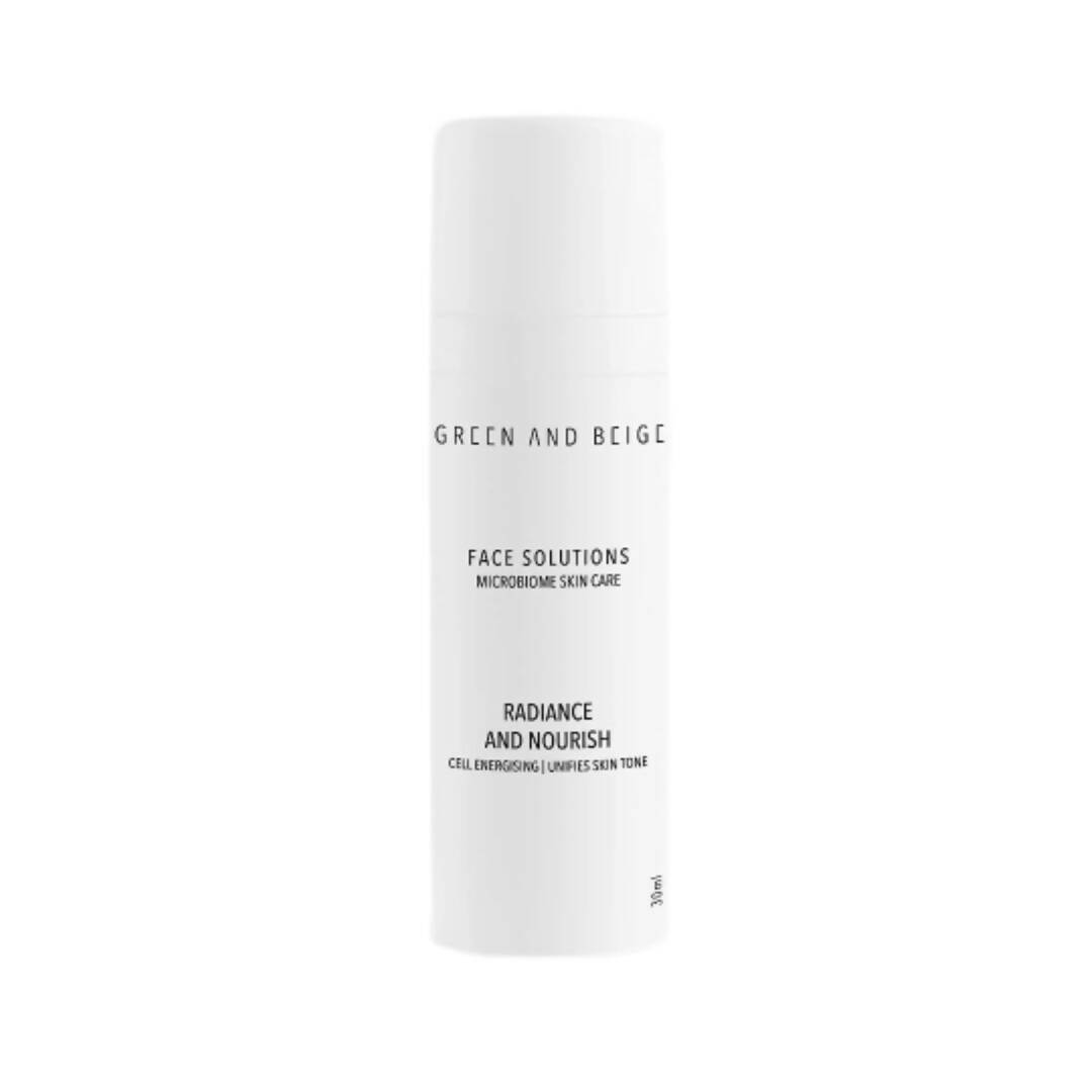 Green And Beige Face Solutions Radiance And Nourish - Distacart