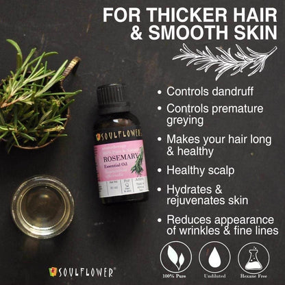 Soulflower Rosemary Essential Oil - Distacart