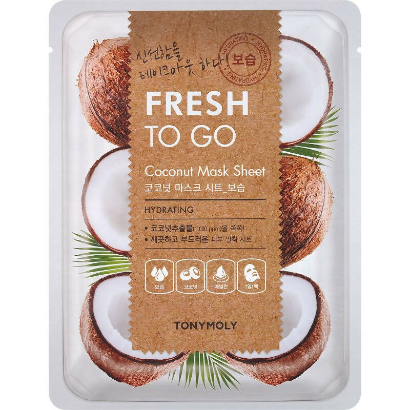 Tonymoly Fresh To Go Coconut Mask Sheet Hydrating - Distacart
