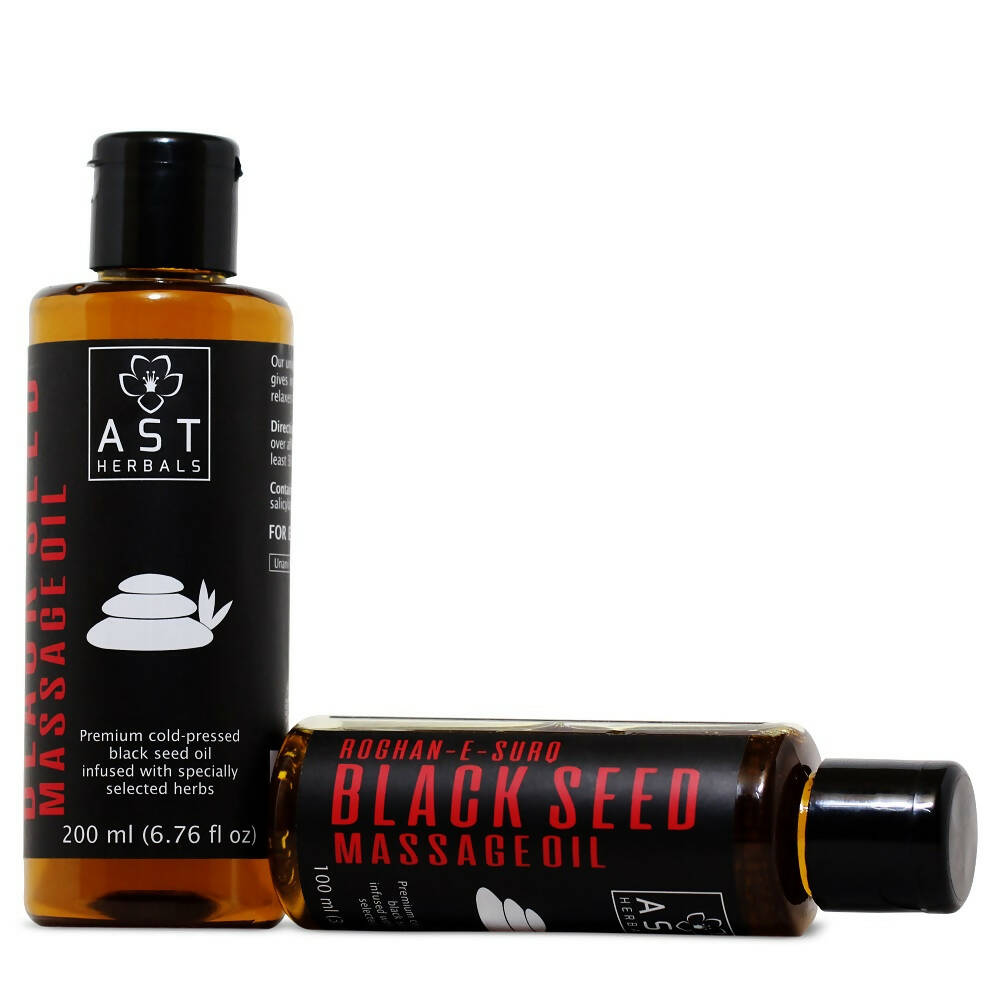 AST Herbals Black Seed Massage Oil (Kalonji Massage Oil) - Distacart