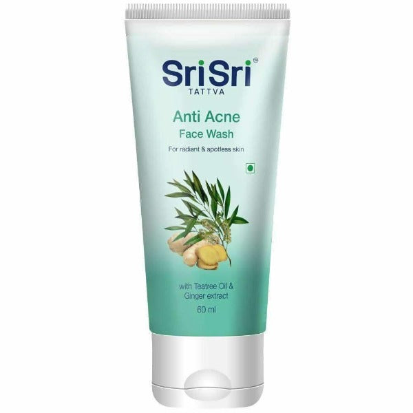Sri Sri Tattva Anti Acne FaceWash - 60ml - Distacart
