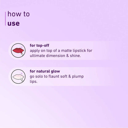 Plum Keep It Glossy Serum Lip Gloss 06 Crimson glow - Distacart