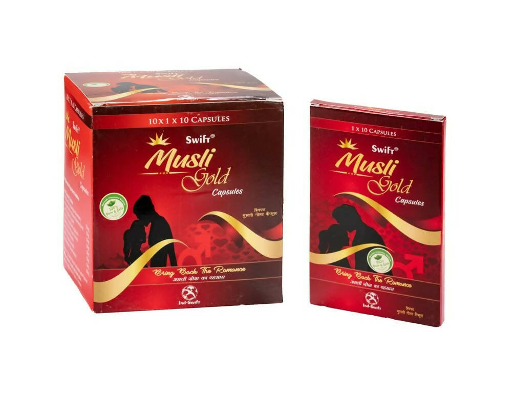 Ind-Swift Musli Gold Capsules For Men with Sj - Distacart