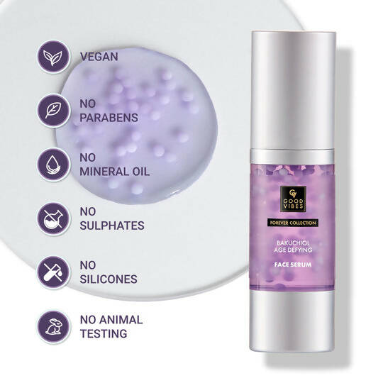 Good Vibes Bakuchiol Age Defying Face Serum - Distacart