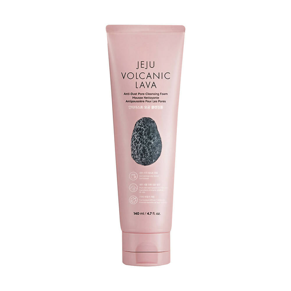 The Face Shop Jeju Volcanic Lava Cleansing Foam - Distacart