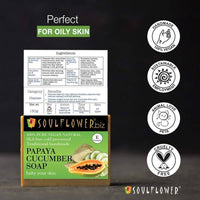 Thumbnail for Soulflower Papaya And Cucumber Handmade Soap - Distacart