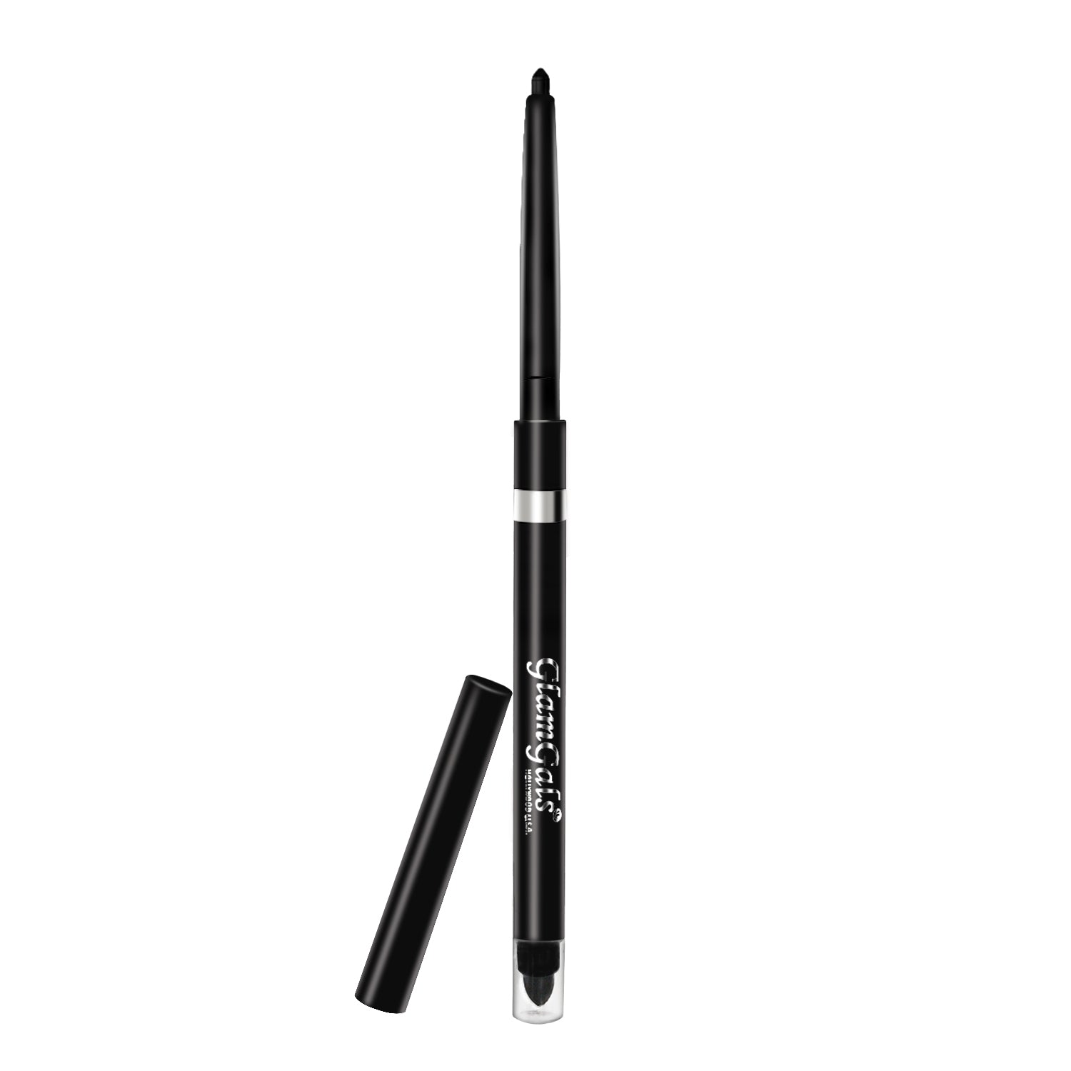 Glamgals HOLLYWOOD-U.S.A Retractable extreme black kajal - Distacart